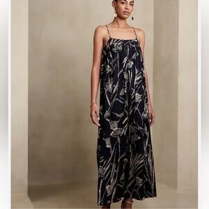 Banana republic trapeze maxi dress